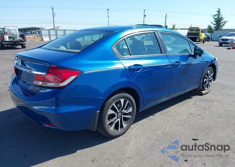 2015 Honda Civic Ex из США, поврежденный, VIN 2HGFB2F83FH557357